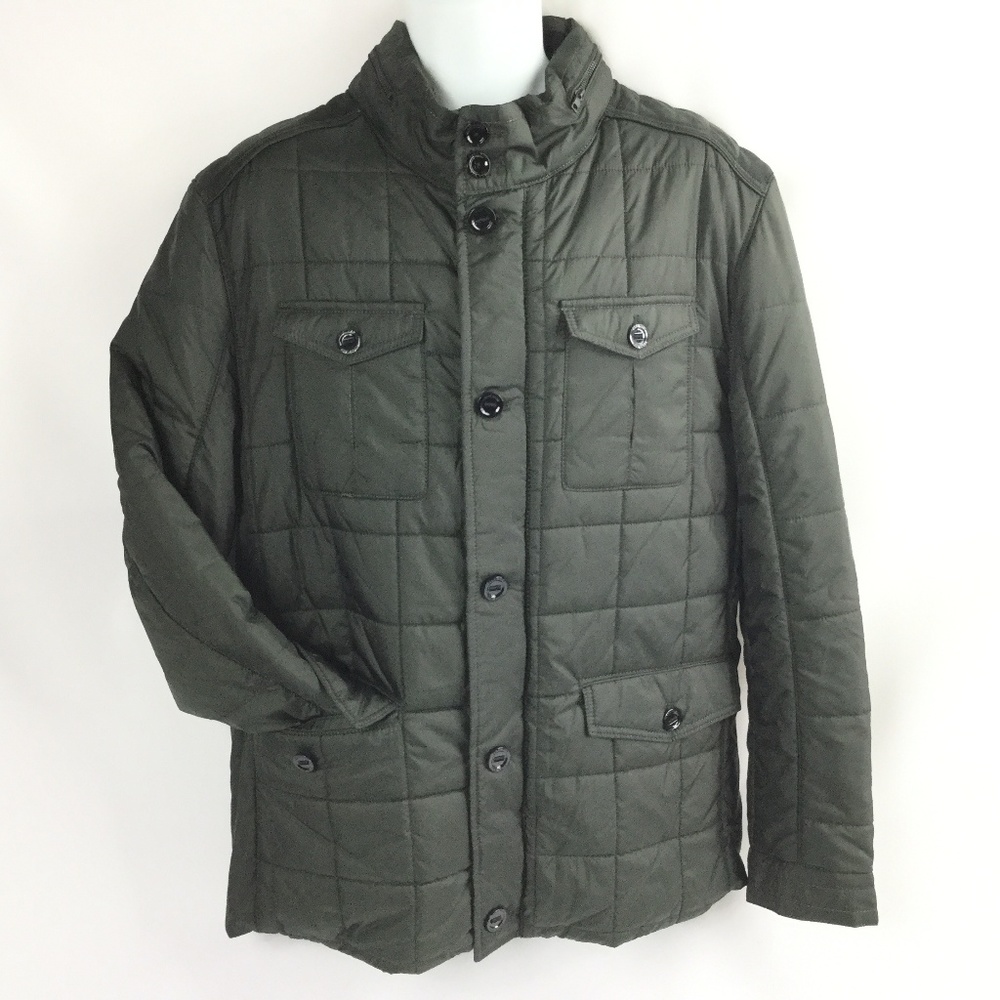 Zara Men's Puffer Quilted Jacket Coat Size XXL 2XL